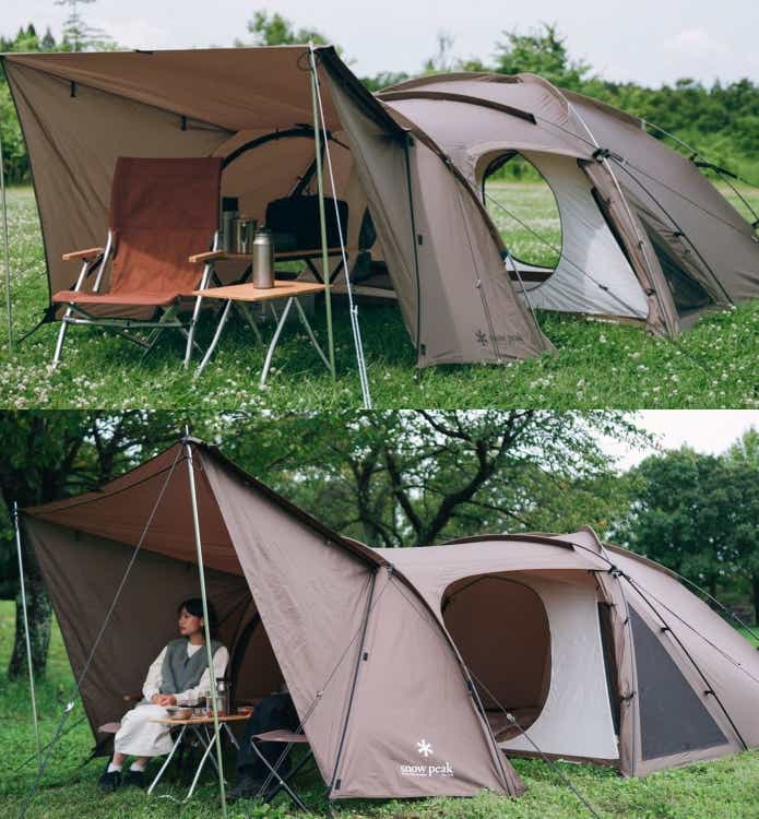 スノーピークのアメニティドーム2とアメニティドーム3の比較