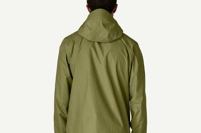 パタゴニア メンズ・トレントシェル 3L・レイン・ジャケットの後