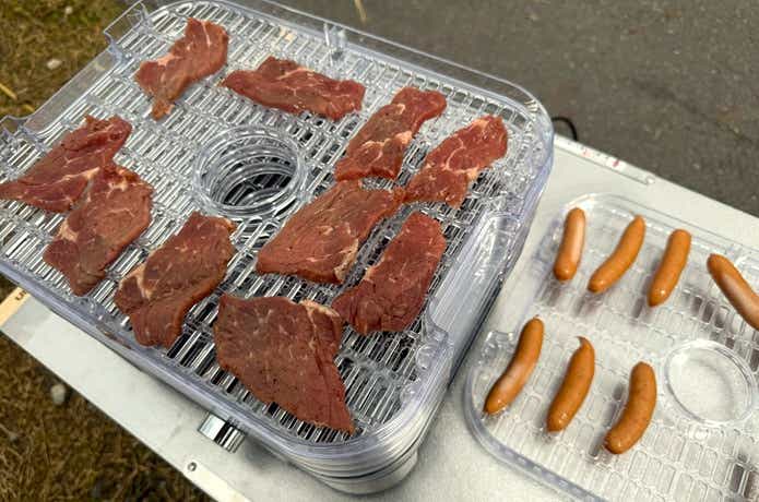 LOGOS「エレキャン・HIMONOドライヤー」肉とウィンナー