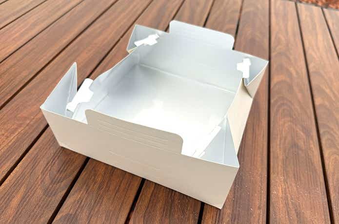 「使い捨て紙鍋」_組み立てゆるい