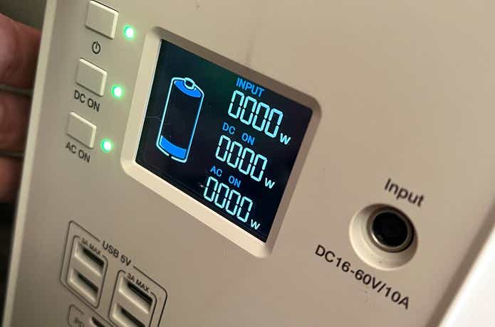 LOGOS「エレキャン・HIMONOドライヤー」ポタ電残量