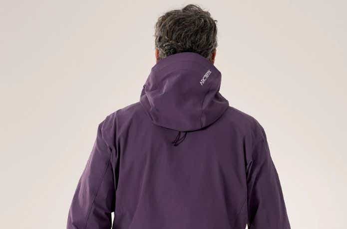 アークテリクス ガンマ LT フーディ メンズの背面