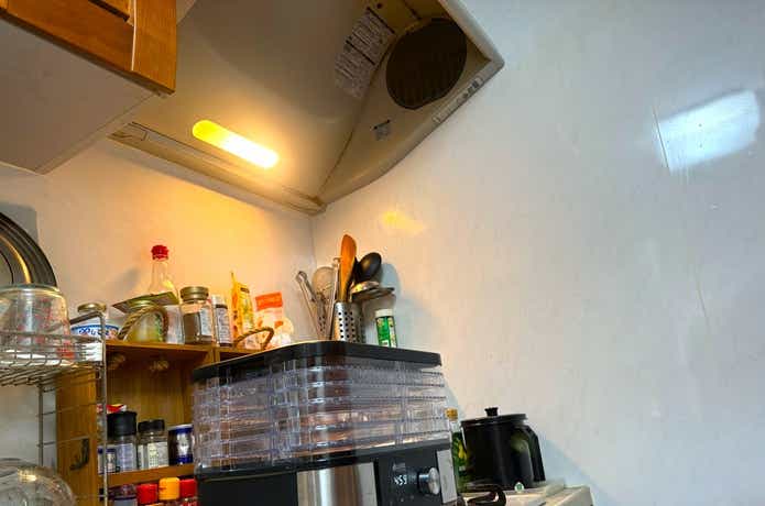 LOGOS「エレキャン・HIMONOドライヤー」換気扇