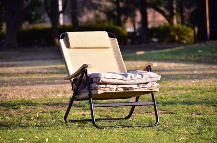 カバーを外したオンウェー コンフォートローチェアプラス