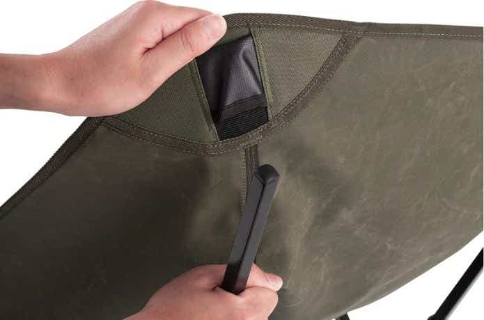 ワークマン 汚れが落ちやすいローチェアを組み立て