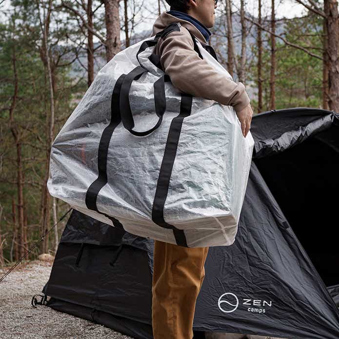 ZEN Camps「ロールトップバッグ 特大」肩掛け