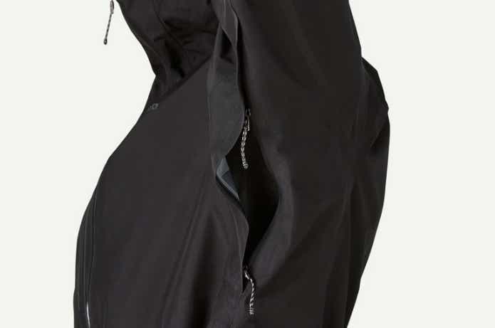 メンズ・トリオレット・ジャケットのピットジッパー