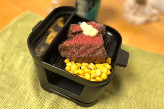 イシガキ産業「DL COLO スクエアグリルパン」で肉を焼く