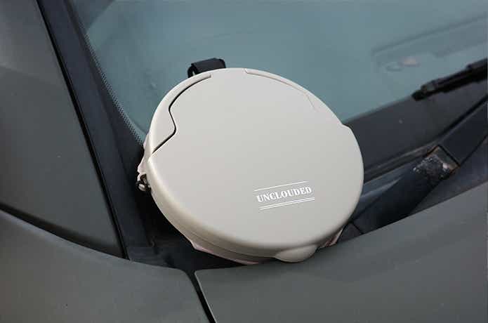 折り畳んだCARスマートダストボックス