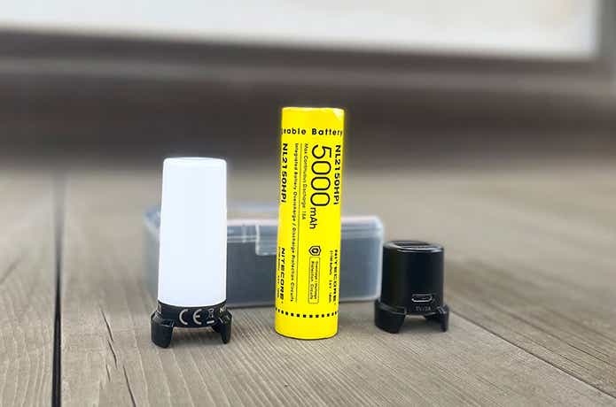 ナイトコア「インテリジェント バッテリーシステム」3パーツ並び