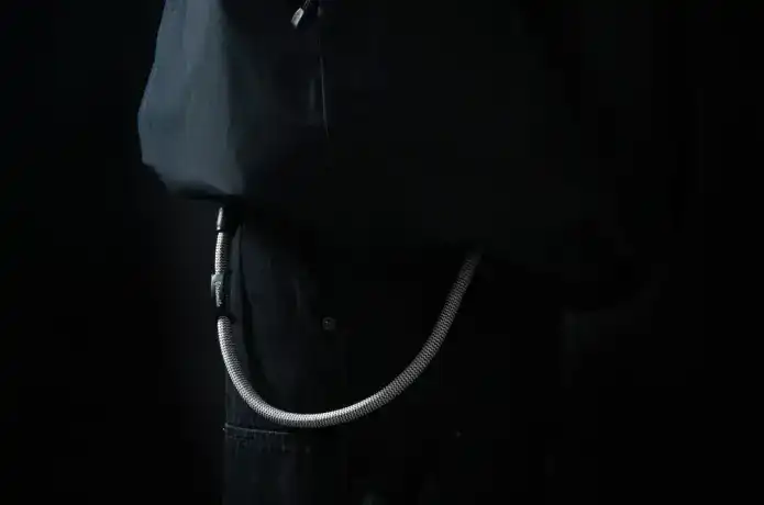 ヨセミテ「2WAYショートストラップ」をウォレットチェーンとして使っている