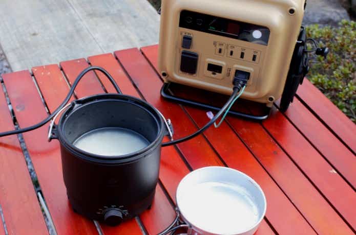 浸水させた白米