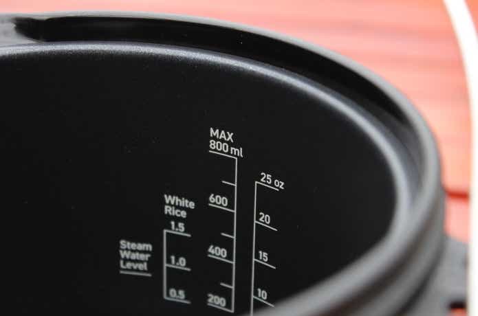 クッカー1内側のメモリ