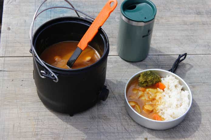 クッカー1で作ったカレー