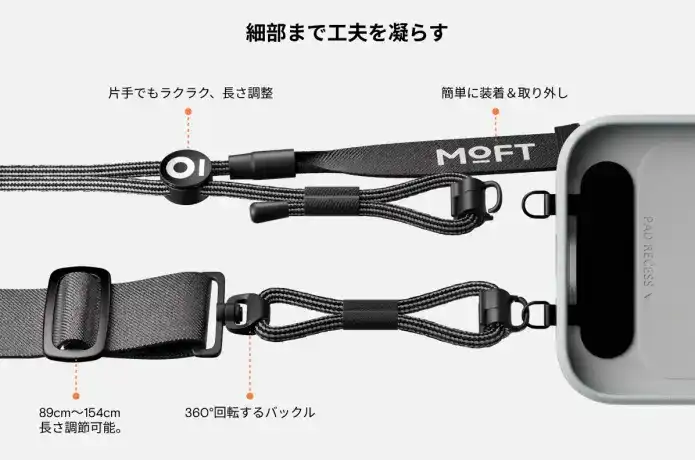 moftのスリングストラップ