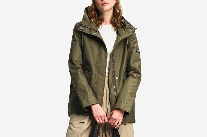 エーグル 透湿防水 フィッシュテールショートジャケット