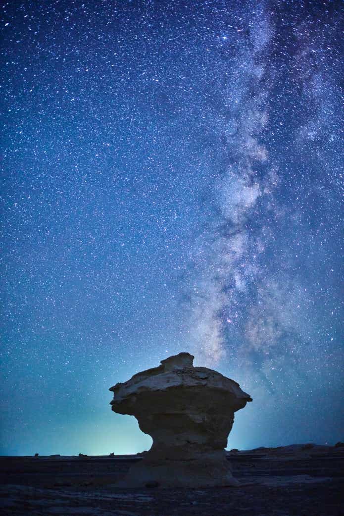 父と子でエジプトキャンプ