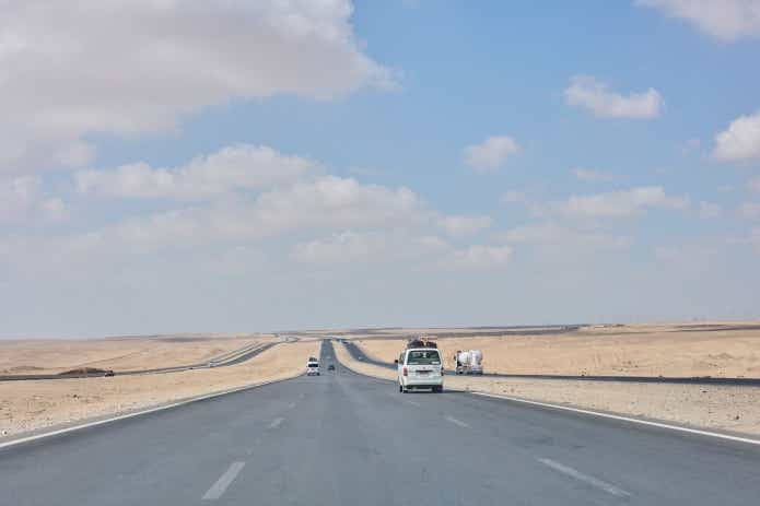 父と子でエジプトキャンプ