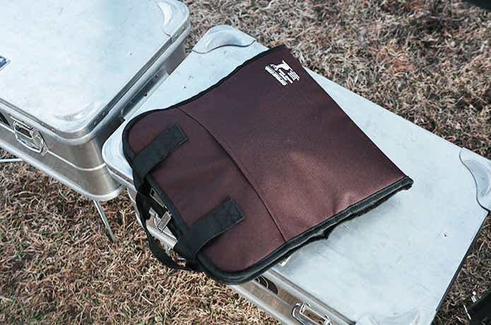 ラウンドグリルパンの収納バッグ