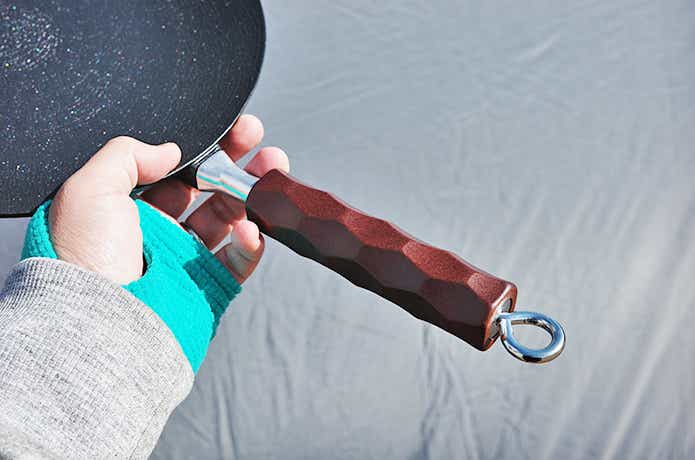 ラウンドグリルパンの持ち手