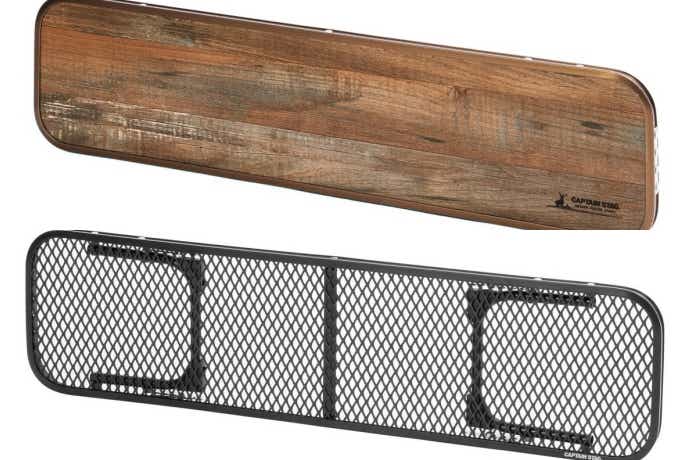 キャプテンスタッグ　ビストロ　ちょこっとロングテーブル　ちょこっとメッシュロングテーブル