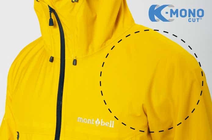 モンベル独自の独自のカットパターン「K-Mono カット」の解説