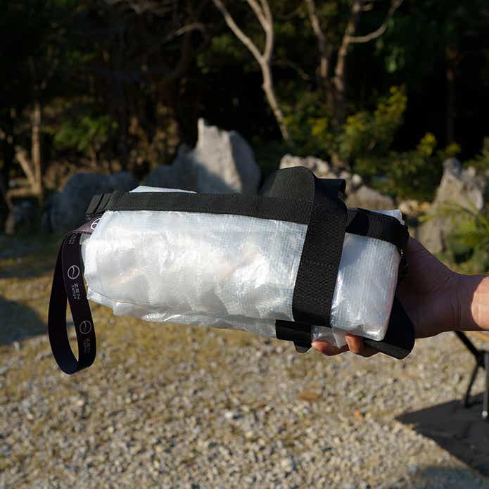 ZEN Camps「ロールトップバッグ 特大」収納時
