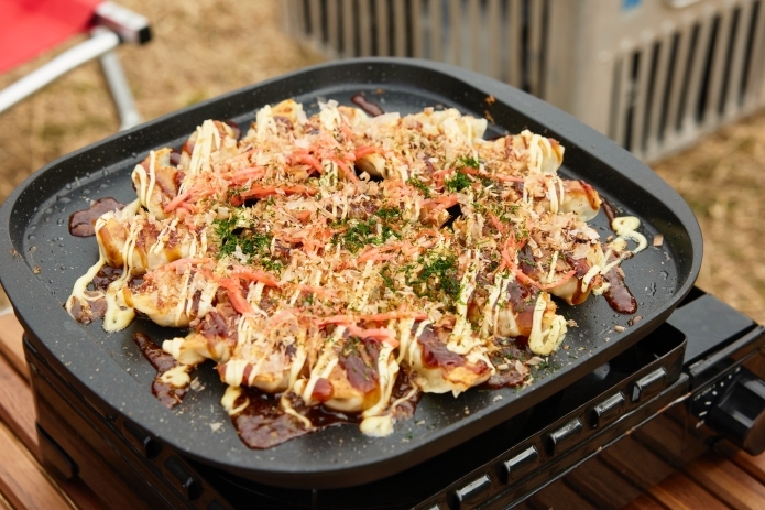 お好み焼き風の餃子