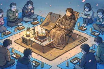 キャンパーのお花見グッズ