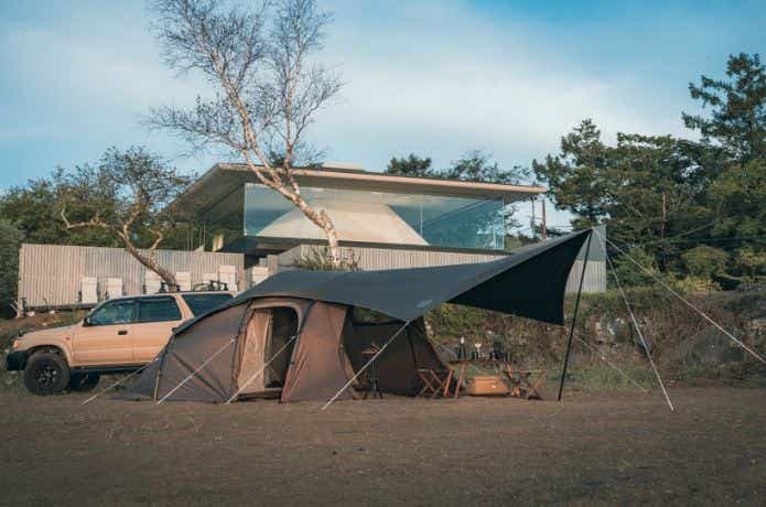 ogawa「アルテミス」とタープ