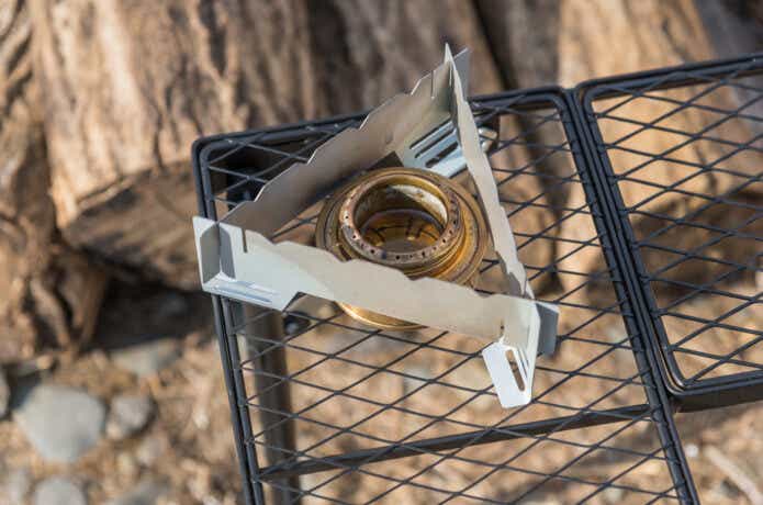 アルコールストーブとゴトク