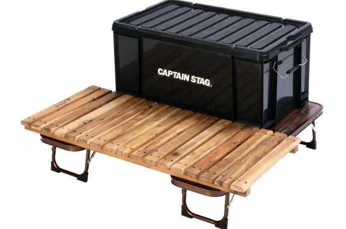 キャプテンスタッグ　ビストロ　ちょこっとロングテーブル　ちょこっとメッシュロングテーブル