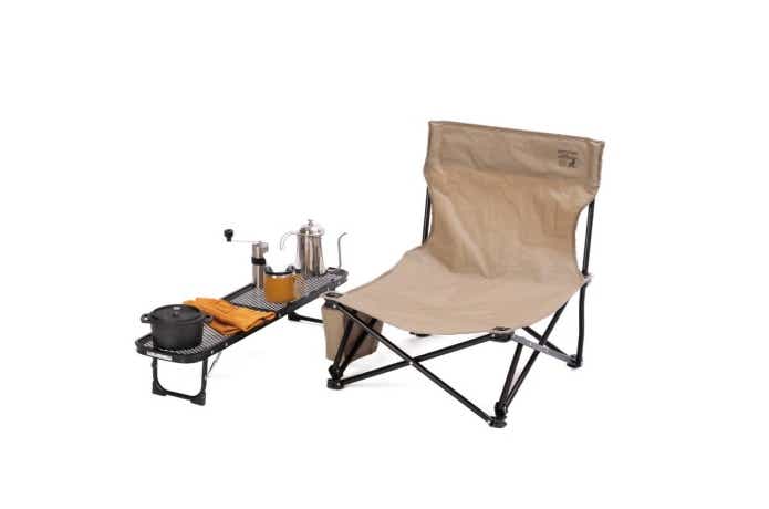 キャプテンスタッグ　ビストロ　ちょこっとロングテーブル　ちょこっとメッシュロングテーブル