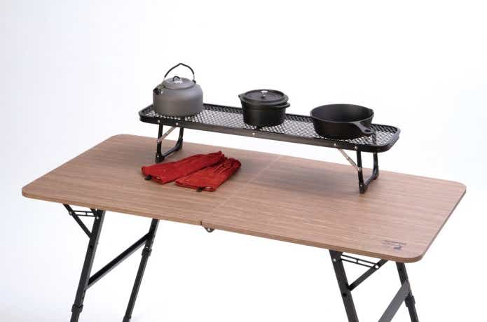 キャプテンスタッグ　ビストロ　ちょこっとロングテーブル　ちょこっとメッシュロングテーブル