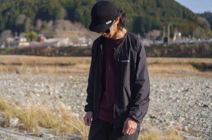 モンベル ウインドブラストVネックジャケット