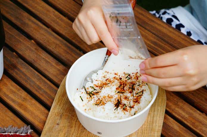 無印良品のチャック付き調味料用小分け袋の使用例