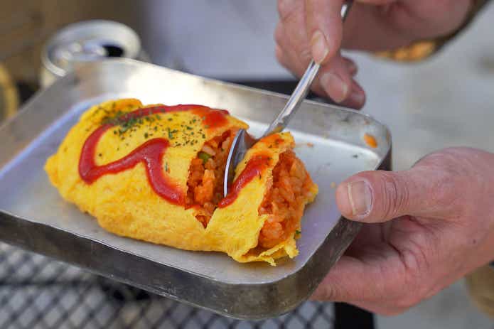 オムライス実食