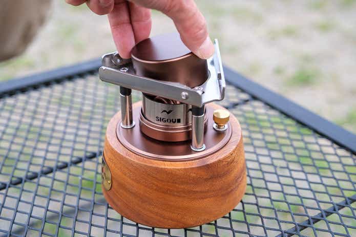 SIGOUEアルストに蓋をする