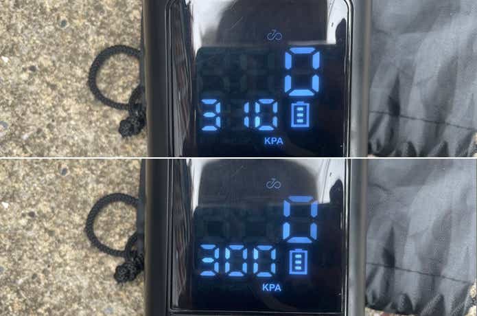 AAL「電動空気入れ」_空気圧値調整