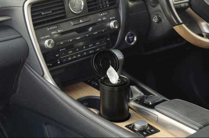 山崎実業のボトル型 ウェットティッシュケース