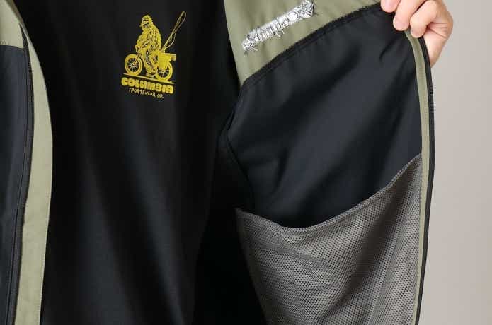 クリアモントIIジャケットの内側ポケット