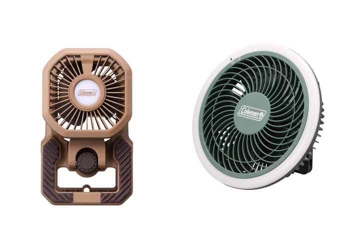 Coleman(コールマン)「アウトドアクリップライトファン」「アウトドアマルチライトファン」