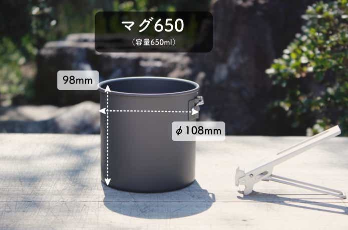 マグ650のサイズ