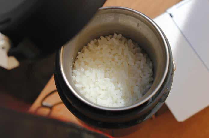 炊き上がったご飯