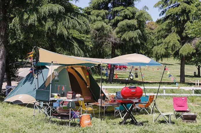 コールマンのテント・タープを使用したレイアウト