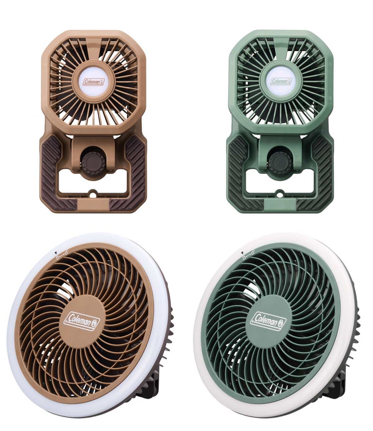 Coleman(コールマン)「アウトドアクリップライトファン」「アウトドアマルチライトファン」