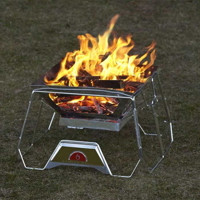 ロゴス「KAMADO」を焚火台として使用
