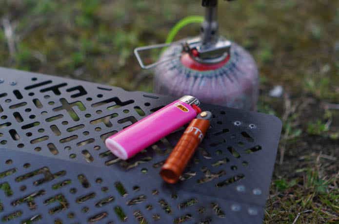 ライターとエクソタックのナノスパーク