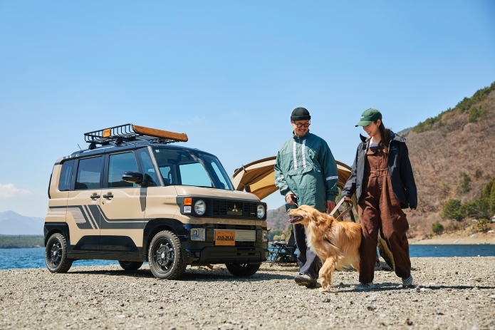 DAMDのカスタムパーツ「DALI」を装備した、三菱の「デリカミニ」