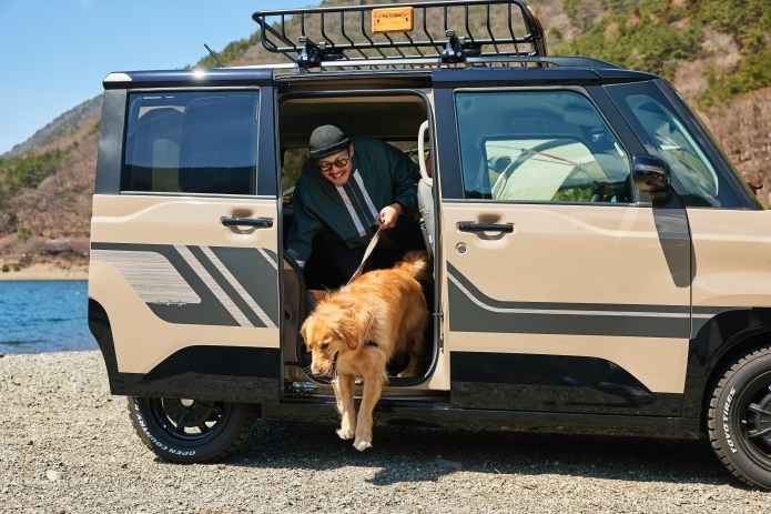 DAMDのカスタムパーツ「DALI」を装備した、三菱の「デリカミニ」